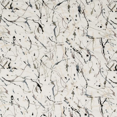 Фото Ткань портьерная с рисунком - Орнамент - стиль Современный - Белый - Купить в Интернет-магазине