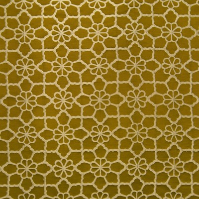 Фото Ткань портьерная с рисунком - Орнамент - стиль Современный - Зеленый - Купить в Интернет-магазине