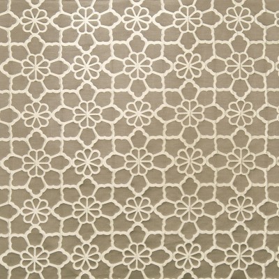 Фото Ткань портьерная с рисунком - Орнамент - стиль Современный - Светло-коричневый - Купить в Интернет-магазине