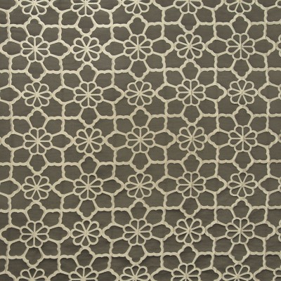 Фото Ткань портьерная с рисунком - Орнамент - стиль Современный - Черный - Купить в Интернет-магазине