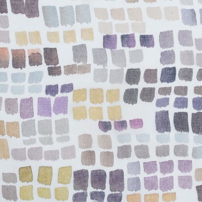 Фото Ткань портьерная с рисунком - Орнамент - стиль Современный - Белый - Купить в Интернет-магазине