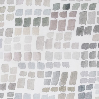 Фото Ткань портьерная с рисунком - Орнамент - стиль Современный - Белый - Купить в Интернет-магазине