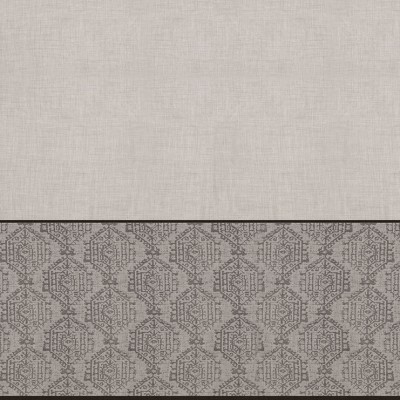 Фото Ткань портьерная с рисунком - Орнамент - стиль Современный - Серый - Купить в Интернет-магазине