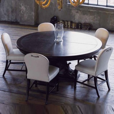 Фото Стол обеденный - стиль Французский шик - Для столовой - большие обеденные столы производства США - Chelini - Versailles - Купить в Интернет-магазине