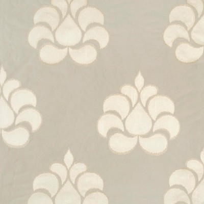Фото Ткань портьерная с рисунком - Орнамент - стиль Европейский - Светло-серый - Купить в Интернет-магазине