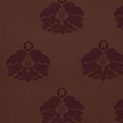 Фото Ткань портьерная с рисунком - Орнамент - стиль Европейский - Красный - Купить в Интернет-магазине