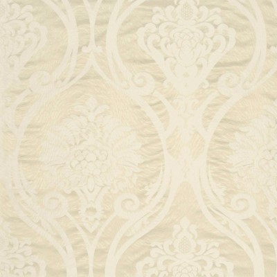 Фото Ткань портьерная с рисунком - Дамаск - стиль Европейский - Кремовый - Купить в Интернет-магазине