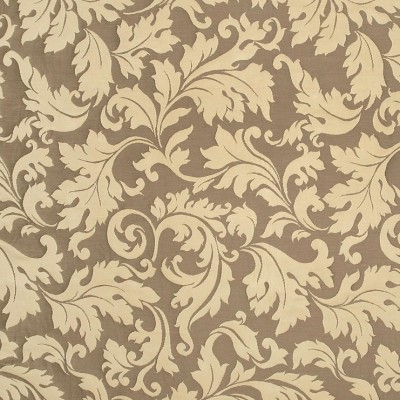 Фото Ткань портьерная с рисунком - Орнамент - стиль Европейский - Коричневый - Купить в Интернет-магазине