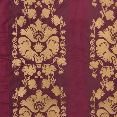 Фото Ткань портьерная с рисунком - Орнамент - стиль Европейский - Малиновый - Купить в Интернет-магазине