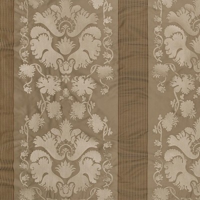 Фото Ткань портьерная с рисунком - Орнамент - стиль Европейский - Светло-коричневый - Купить в Интернет-магазине