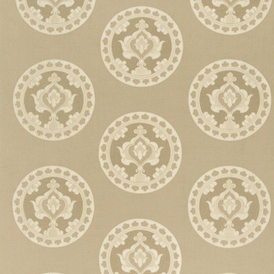 Фото Ткань портьерная с рисунком - Орнамент - стиль Европейский - Светло-коричневый - Купить в Интернет-магазине