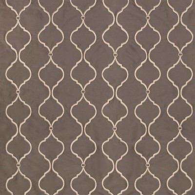 Фото Ткань портьерная с рисунком - Орнамент - стиль Европейский - Коричневый - Купить в Интернет-магазине