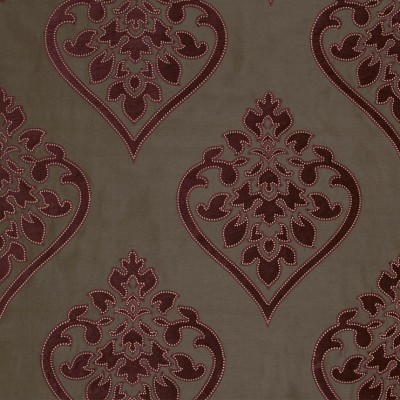 Фото Ткань портьерная с рисунком - Орнамент - стиль Европейский - Коричневый - Купить в Интернет-магазине
