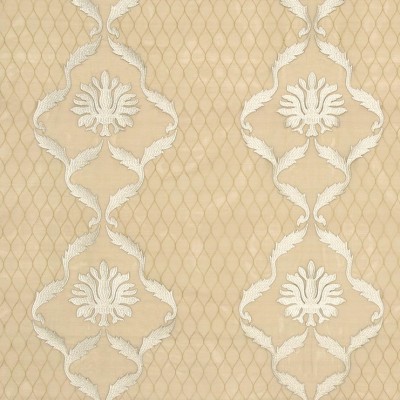 Фото Ткань портьерная с рисунком - Орнамент - стиль Современный - Бежевый - Купить в Интернет-магазине