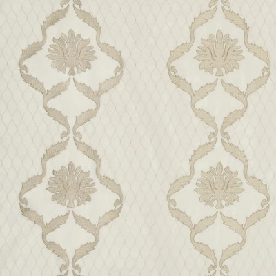 Фото Ткань портьерная с рисунком - Орнамент - стиль Современный - Кремовый - Купить в Интернет-магазине