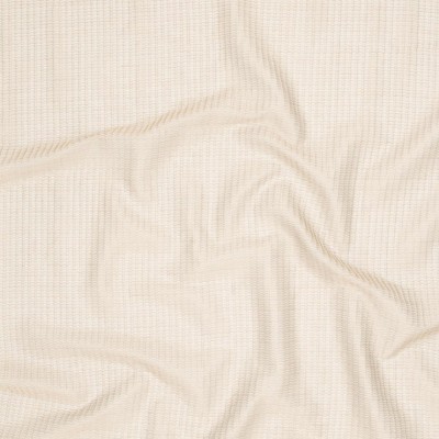 Фото Ткань портьерная однотонная - Лен - стиль Современный - Кремовый - Купить в Интернет-магазине