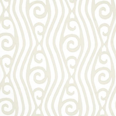 Фото Ткань портьерная с рисунком - Орнамент - стиль Современный - Белый - Купить в Интернет-магазине