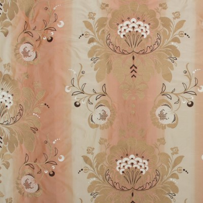 Фото Ткань портьерная с рисунком - Орнамент - стиль Европейский - Розовый - Купить в Интернет-магазине