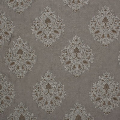 Фото Ткань портьерная с рисунком - Орнамент - стиль Европейский - Серый - Купить в Интернет-магазине
