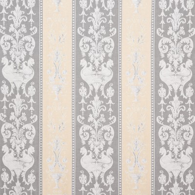 Фото Ткань тюлевая и вуаль - Ткань тюлевая с рисунком - стиль Английский - Серая - Купить в Интернет-магазине