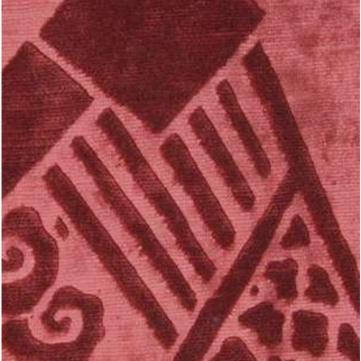 Фото Ткань портьерная однотонная - Бархат - стиль Европейский - Малиновый - Купить в Интернет-магазине