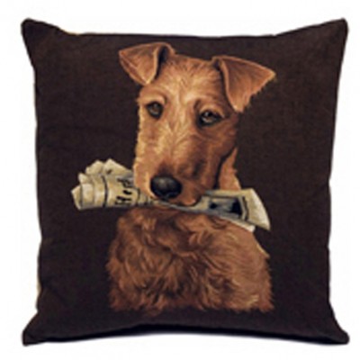 Фото Подушка декоративная - стиль Европейский - Коричневая - Купить в Интернет-магазине