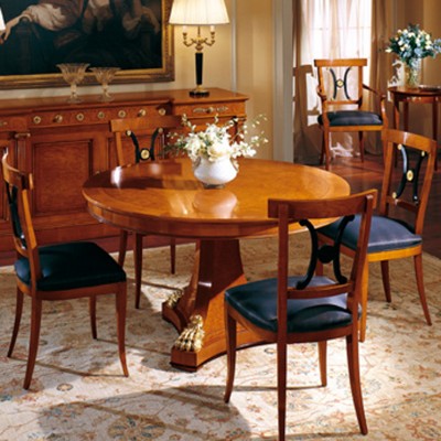 Фото Стол обеденный - стиль Русский дворцовый - Для столовой - большие обеденные столы производства США - Colombo Mobili - Russian empire - Купить в Интернет-магазине