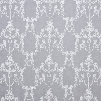 Фото Ткань тюлевая и вуаль - Ткань тюлевая с рисунком - стиль Английский - Белая - Купить в Интернет-магазине