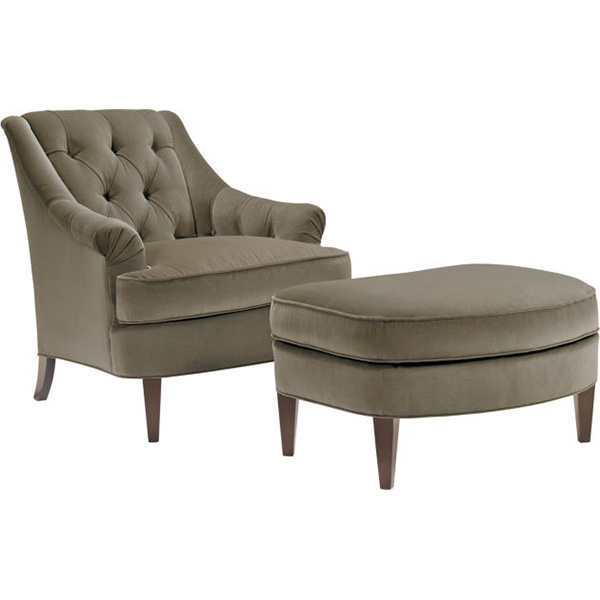 Фото Кресло на деревянной раме - стиль Transitional - Для гостиной - Купить в Интернет-магазине