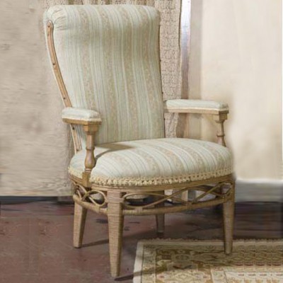 Фото Кресло на деревянной раме - стиль Американское наследство - Для гостиной - Купить в Интернет-магазине
