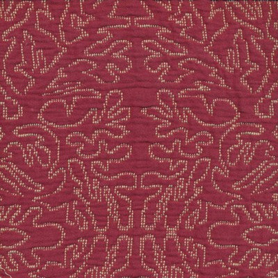 Фото Ткань портьерная с рисунком - Орнамент - стиль Английский - Красный - Купить в Интернет-магазине