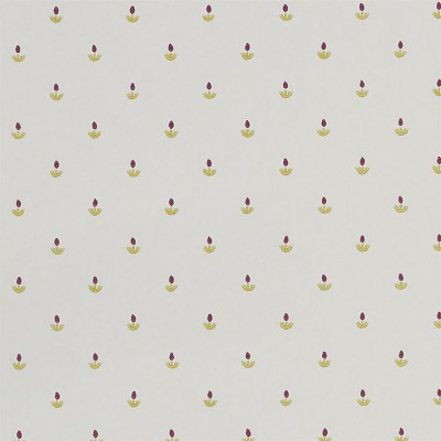 Фото Обои с рисунком - Мелкий принт - стиль Английская классика - Белые - Купить в Интернет-магазине