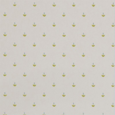 Фото Обои с рисунком - Мелкий принт - стиль Английская классика - Белые - Купить в Интернет-магазине