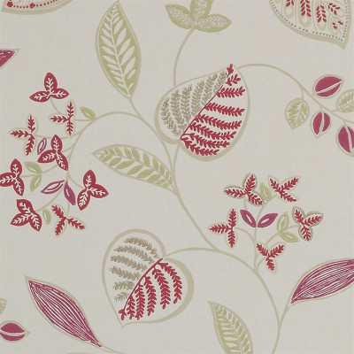 Фото Обои с рисунком - Растение - стиль Английская классика - Белые - Купить в Интернет-магазине