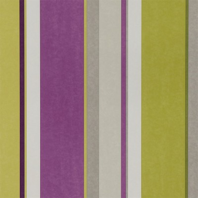 Фото Обои с рисунком - Полоски - стиль Английская классика - Фиолетовые - Купить в Интернет-магазине