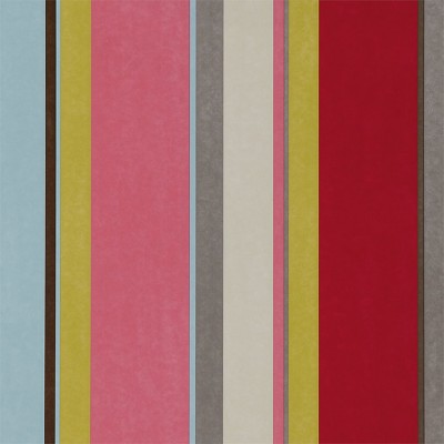 Фото Обои с рисунком - Полоски - стиль Английская классика - Красные - Купить в Интернет-магазине