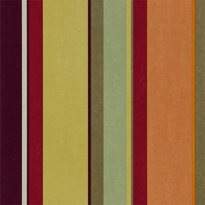 Фото Обои с рисунком - Полоски - стиль Английская классика - Оранжевые - Купить в Интернет-магазине