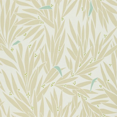 Фото Обои с рисунком - Растение - стиль Современный - Бирюзовые - Купить в Интернет-магазине