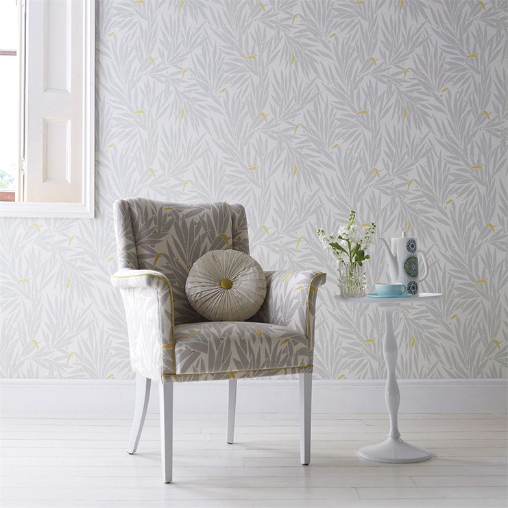 Фото Обои с рисунком - Растение - стиль Современный - Белые - Купить в Интернет-магазине Фото Обои с рисунком - Растение - стиль Современный - Белые - Купить в Интернет-магазине