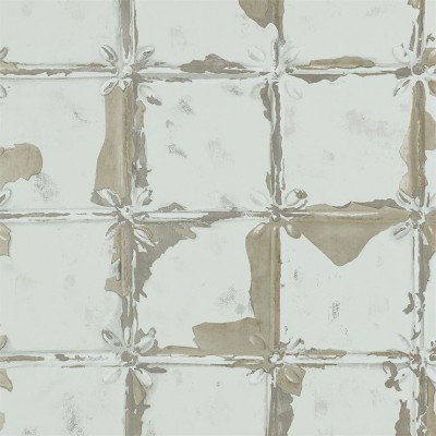 Фото Обои с рисунком - Клетка - стиль Современный - Бирюзовые - Купить в Интернет-магазине