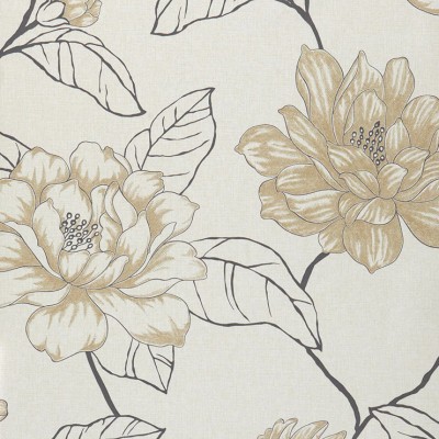 Фото Обои с рисунком - Цветы - стиль Английская классика - Белые - Купить в Интернет-магазине