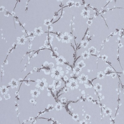 Фото Обои с рисунком - Цветы - стиль Английская классика - Голубы - Купить в Интернет-магазине