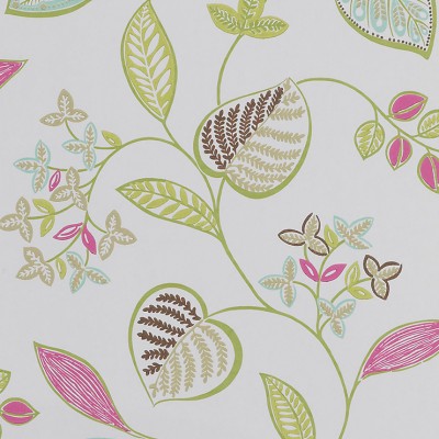 Фото Обои с рисунком - Растение - стиль Английская классика - Белые - Купить в Интернет-магазине