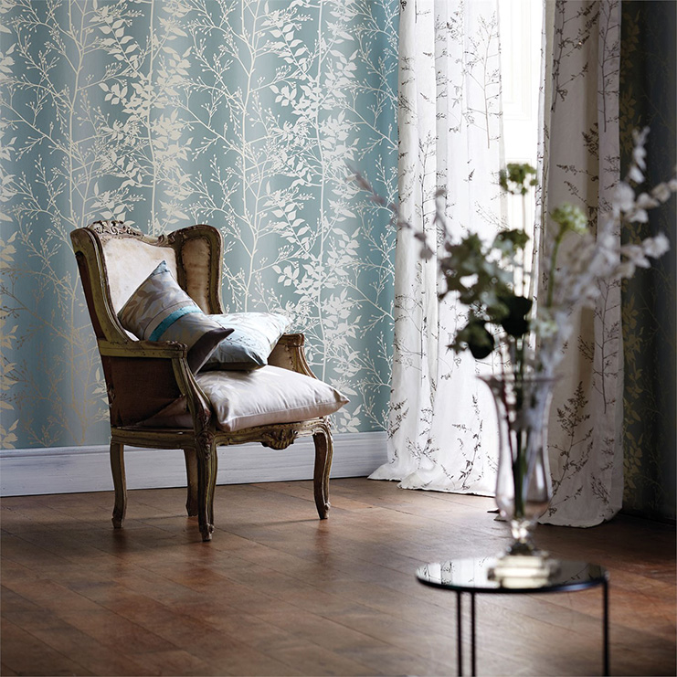 Фото Обои с рисунком - Орнамент - стиль Английская классика - Голубы - Купить в Интернет-магазине Фото Обои с рисунком - Орнамент - стиль Английская классика - Голубы - Купить в Интернет-магазине