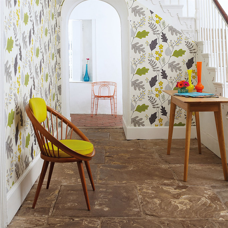 Фото Обои с рисунком - Растение - стиль Английская классика - Белые - Купить в Интернет-магазине Фото Обои с рисунком - Растение - стиль Английская классика - Белые - Купить в Интернет-магазине