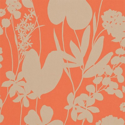 Фото Обои с рисунком - Детский рисунок - стиль Современный - Оранжевые - Купить в Интернет-магазине