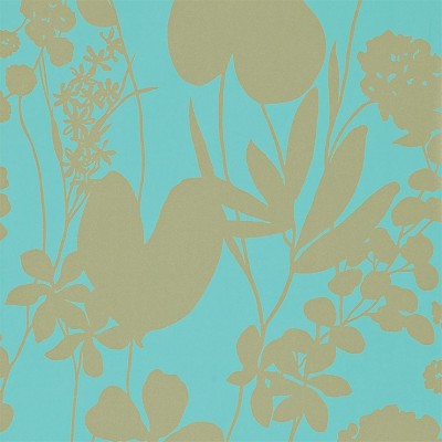 Фото Обои с рисунком - Детский рисунок - стиль Современный - Бирюзовые - Купить в Интернет-магазине