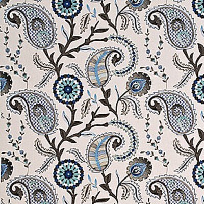 Фото Ткань портьерная с рисунком - Пейсли - стиль Английский - Купить в Интернет-магазине