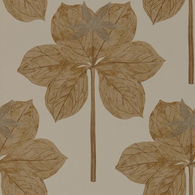 Фото Обои с рисунком - Растение - стиль Английская классика - Серые - Купить в Интернет-магазине