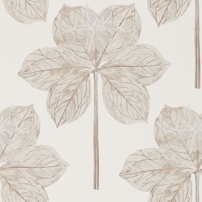 Фото Обои с рисунком - Растение - стиль Английская классика - Белые - Купить в Интернет-магазине